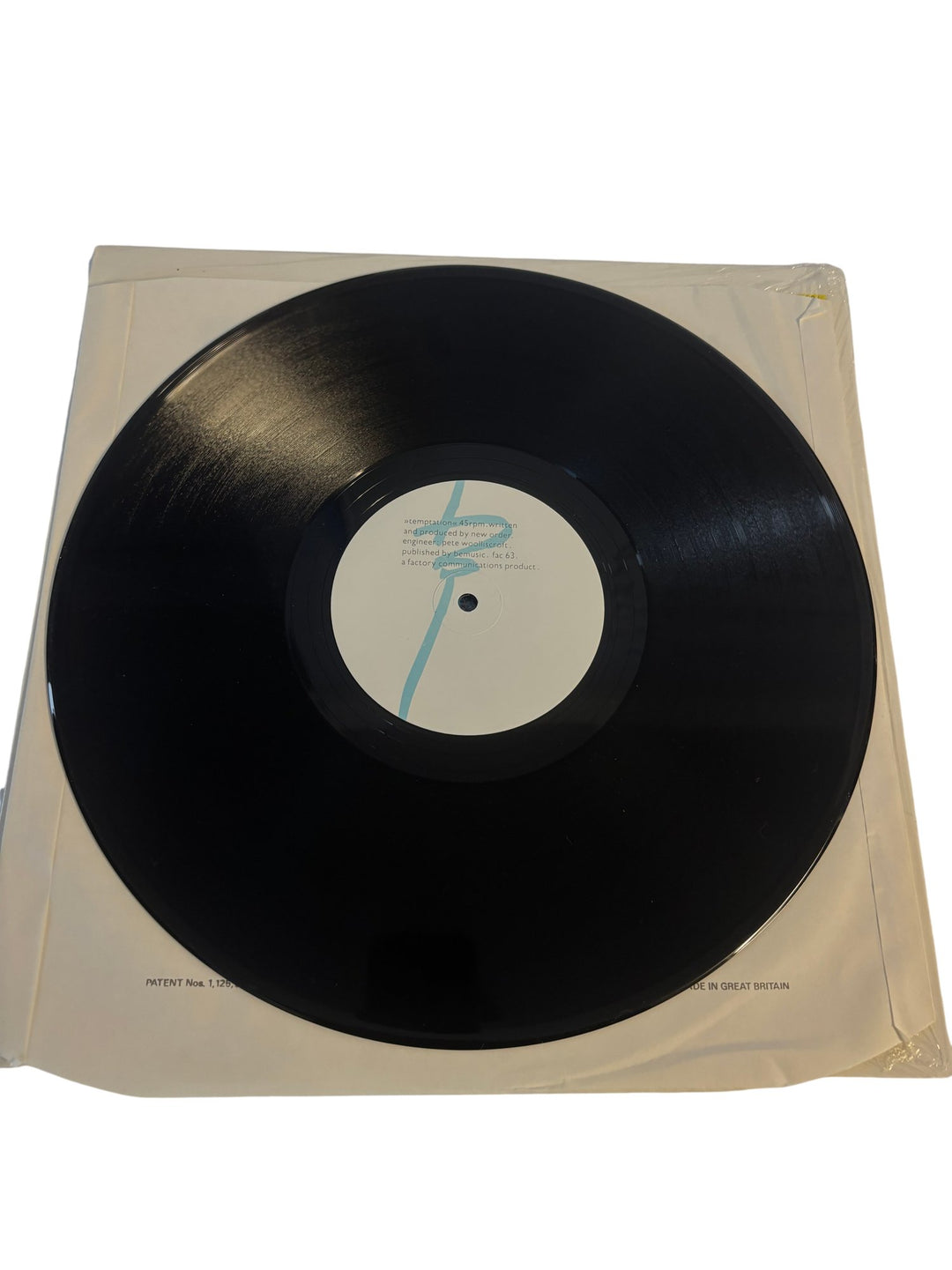 New Order Temptation 12 Inch Vinyl - NM/Mint - Think Vintage ltd