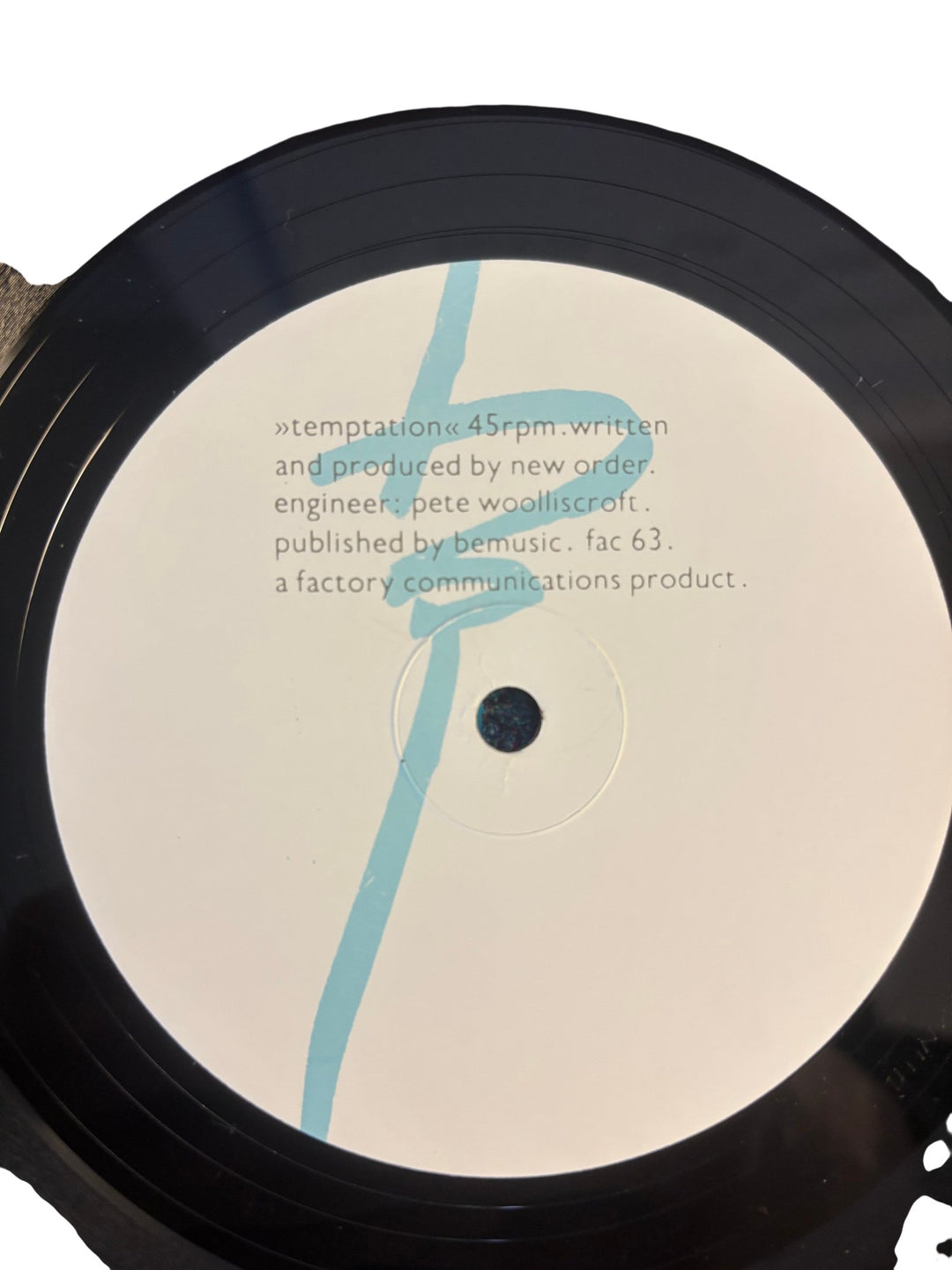 New Order Temptation 12 Inch Vinyl - NM/Mint - Think Vintage ltd