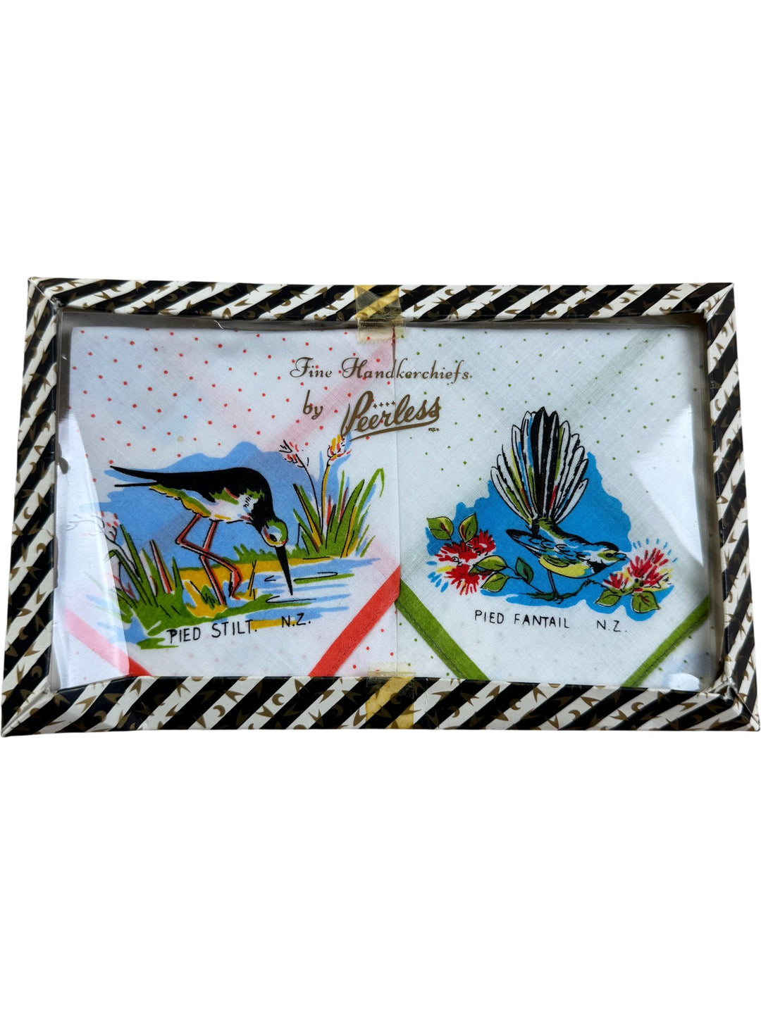 New Zealand Souvenir Handkerchief Set - Think Vintage ltd