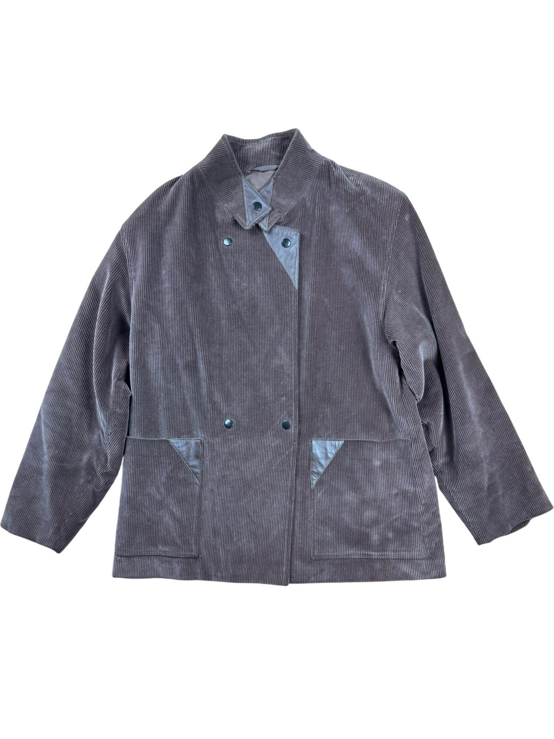 Next Brown Corduroy Coat - M - Think Vintage ltd