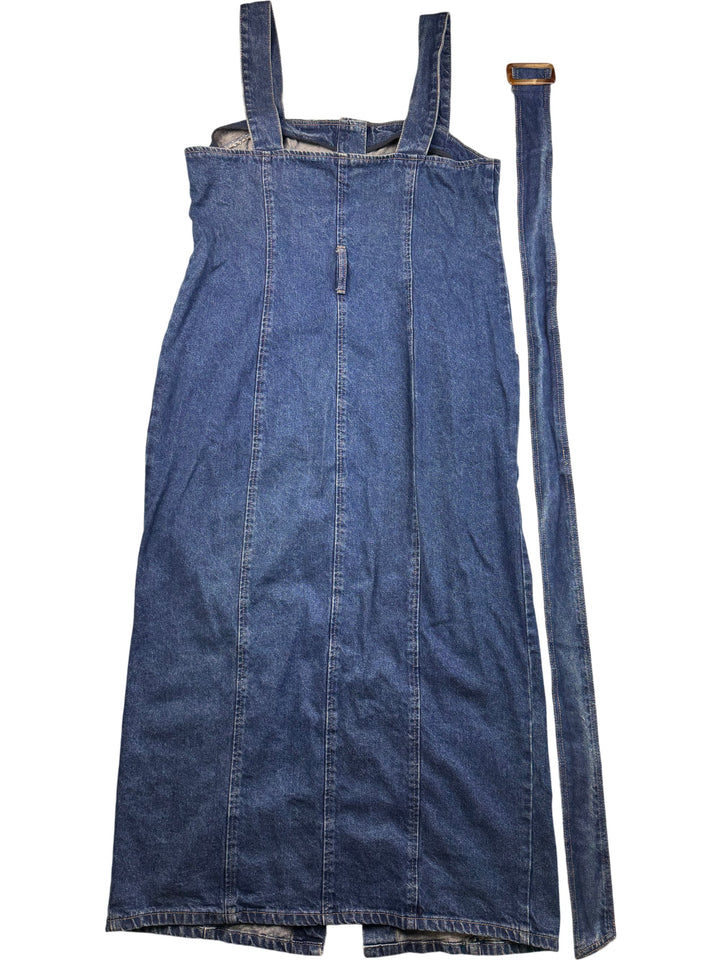Next Denim Button-Up Dress - L