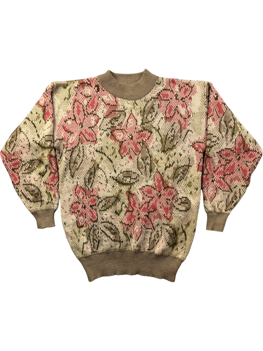 Nicolicchi Floral Knit Jumper - Think Vintage Online Ltd