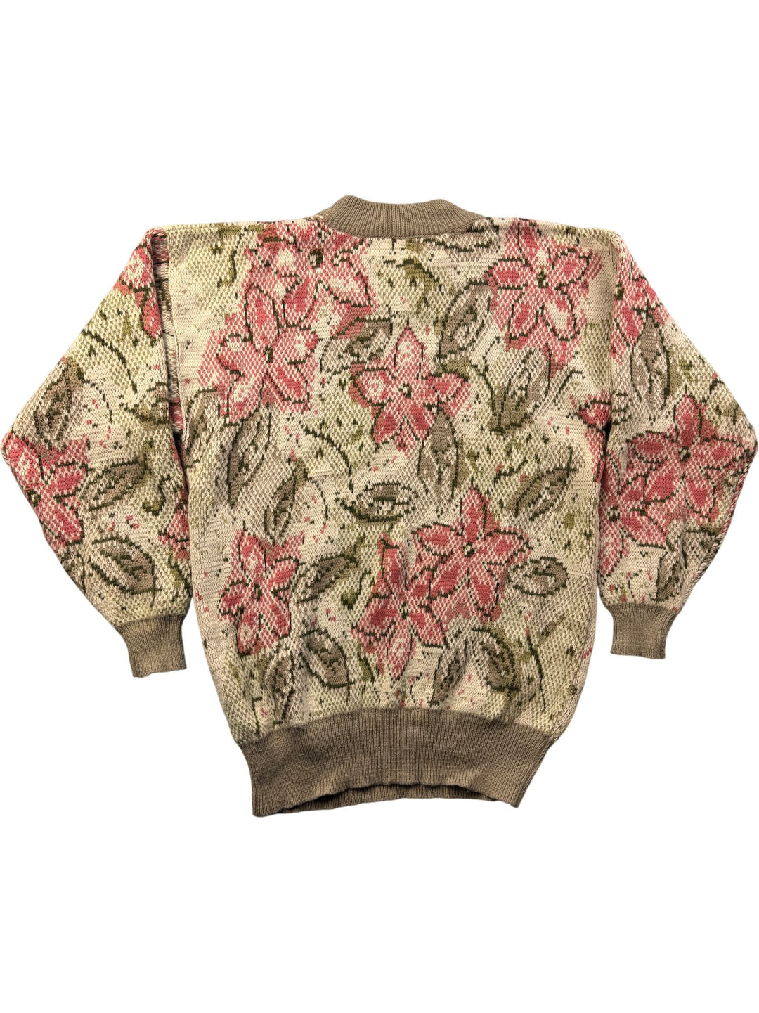 Nicolicchi Floral Knit Jumper - Think Vintage Online Ltd