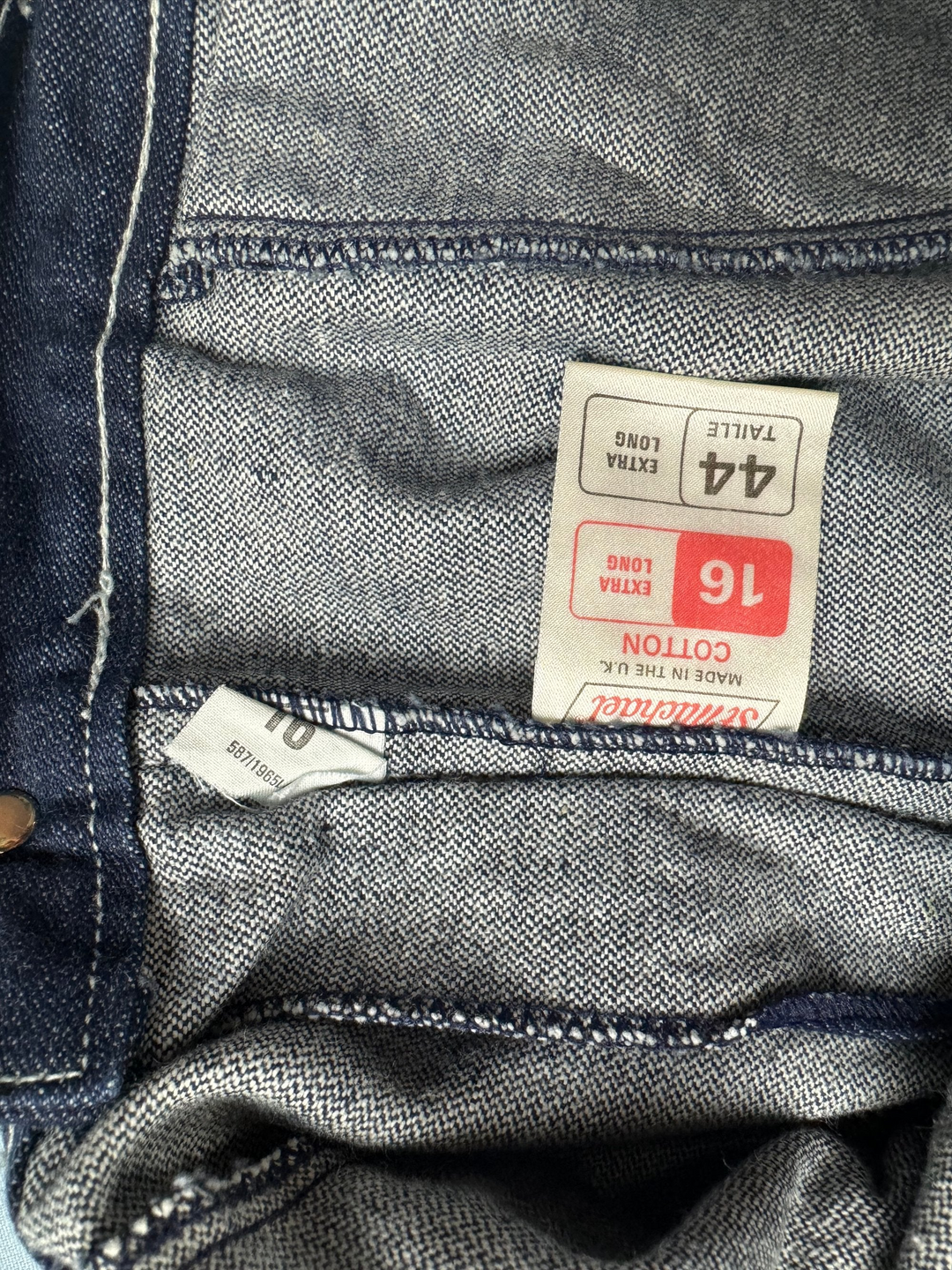 Night Rider Dark Denim Jeans W31 L34 - Think Vintage Online Ltd