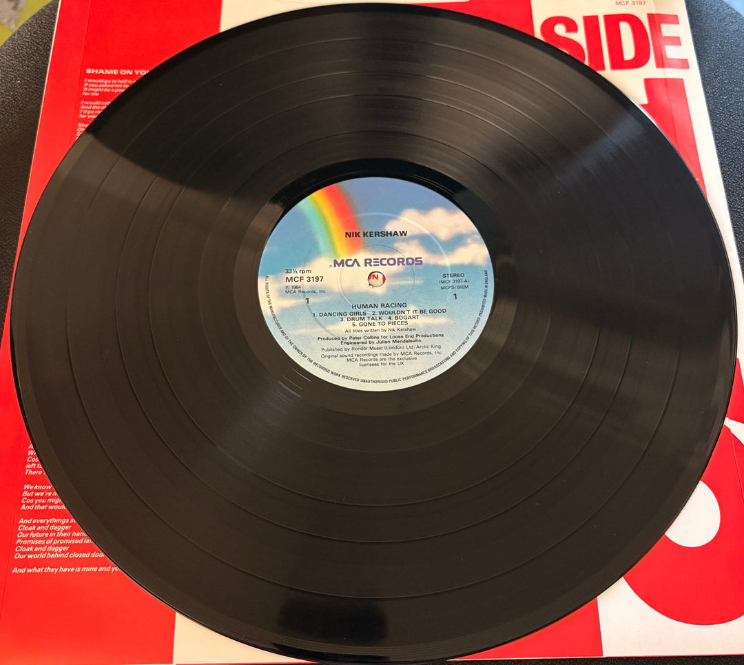Nik Kershaw Human Racing Vinyl Record - Good - Think Vintage ltd