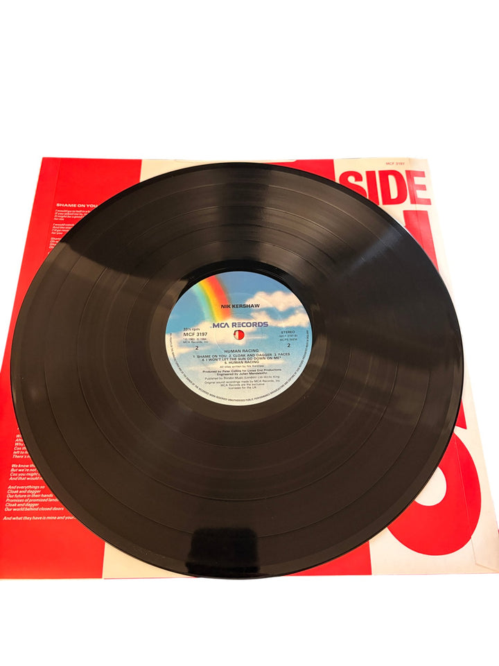 Nik Kershaw Human Racing Vinyl Record - Good - Think Vintage ltd
