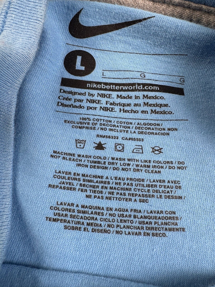 Nike Blue Graphic T-Shirt - S