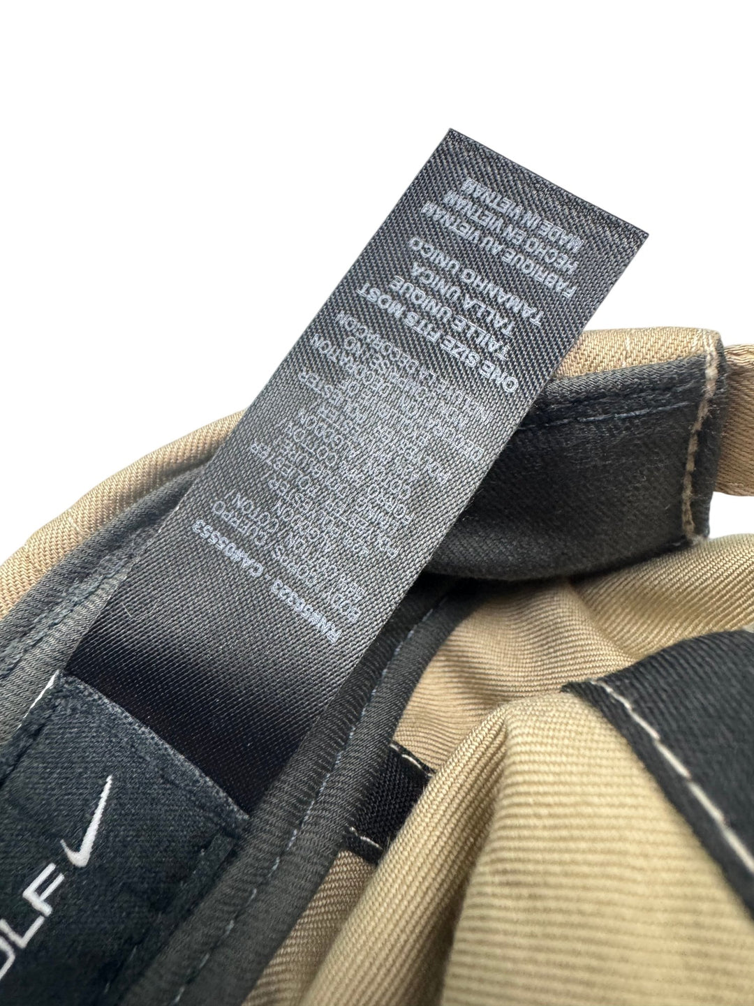 Nike Golf Beige Logo Adjustable Hat - Think Vintage ltd