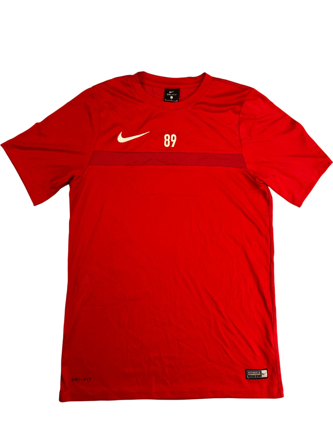 Nike Red Dri-Fit Sports Shirt - Think Vintage