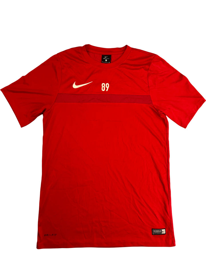 Nike Red Dri-Fit Sports Shirt - M - Think Vintage