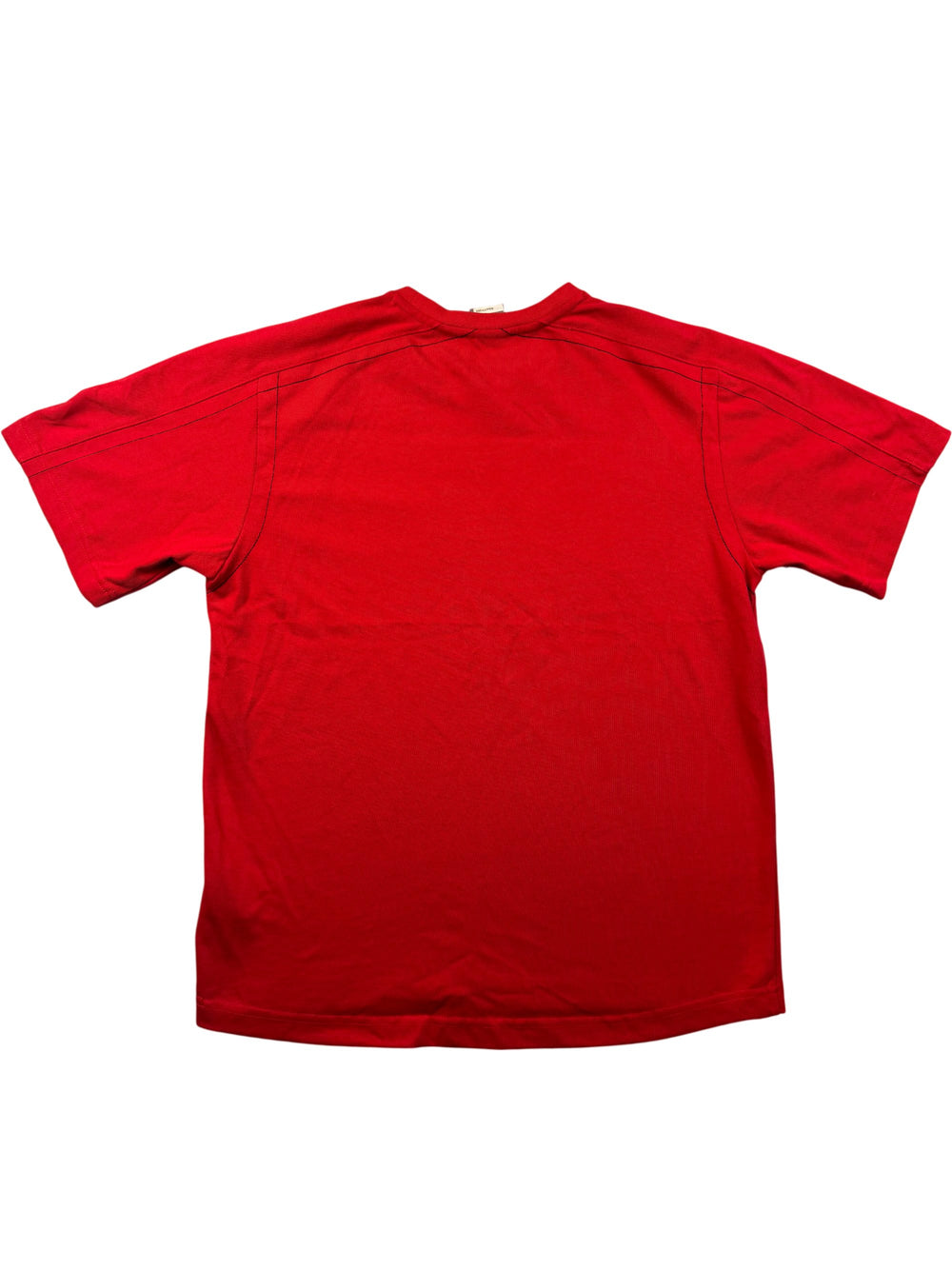Nike Red Short Sleeve T-Shirt - L - Think Vintage ltd