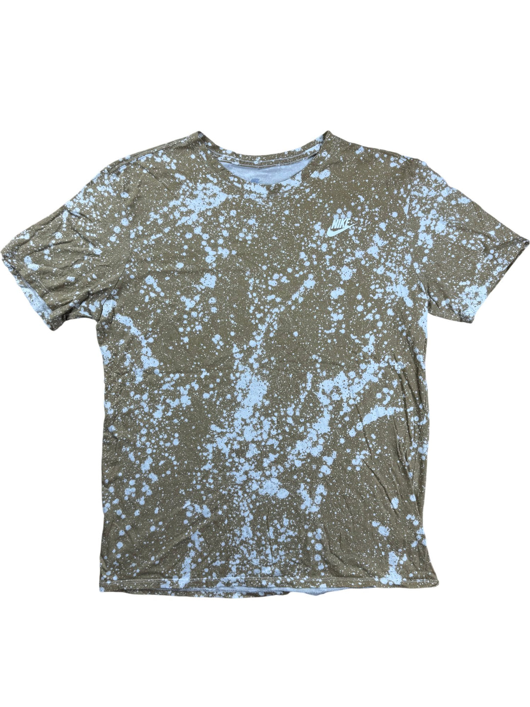 Nike Splatter Print Short Sleeve T-Shirt - M - Think Vintage ltd