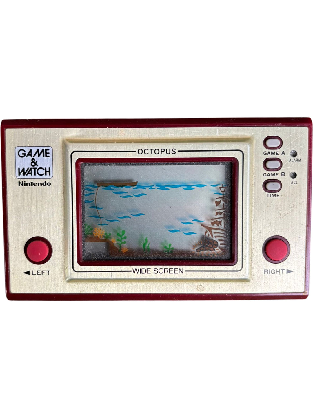 Nintendo Game & Watch Octopus Wide Screen Handheld Console Retro Gaming - Think Vintage