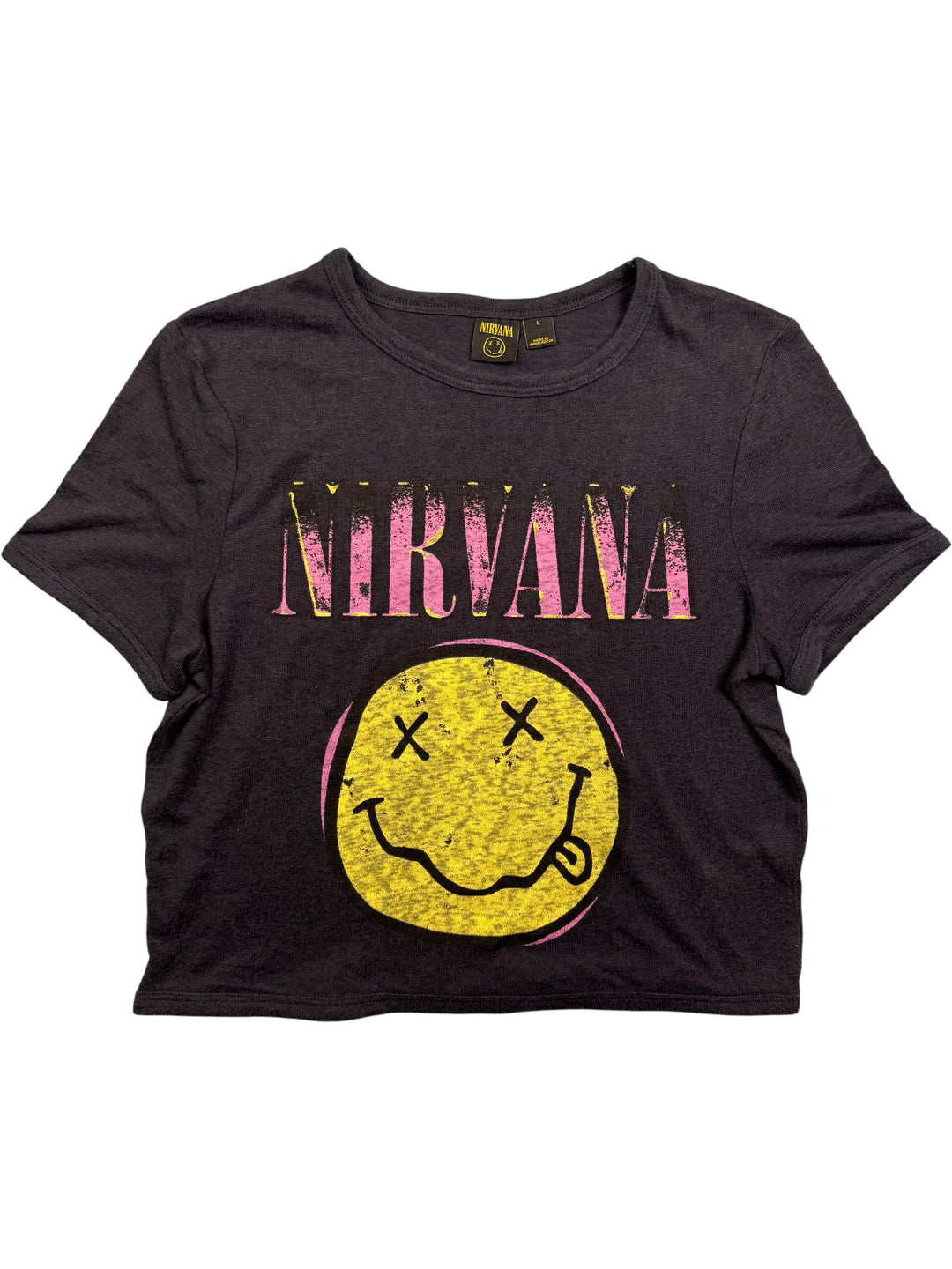 Nirvana Graphic T-Shirt - M - Think Vintage ltd