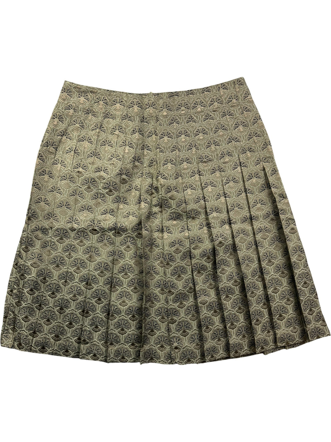 Noa Noa Pleated Patterned Skirt - W31 - Think Vintage ltd