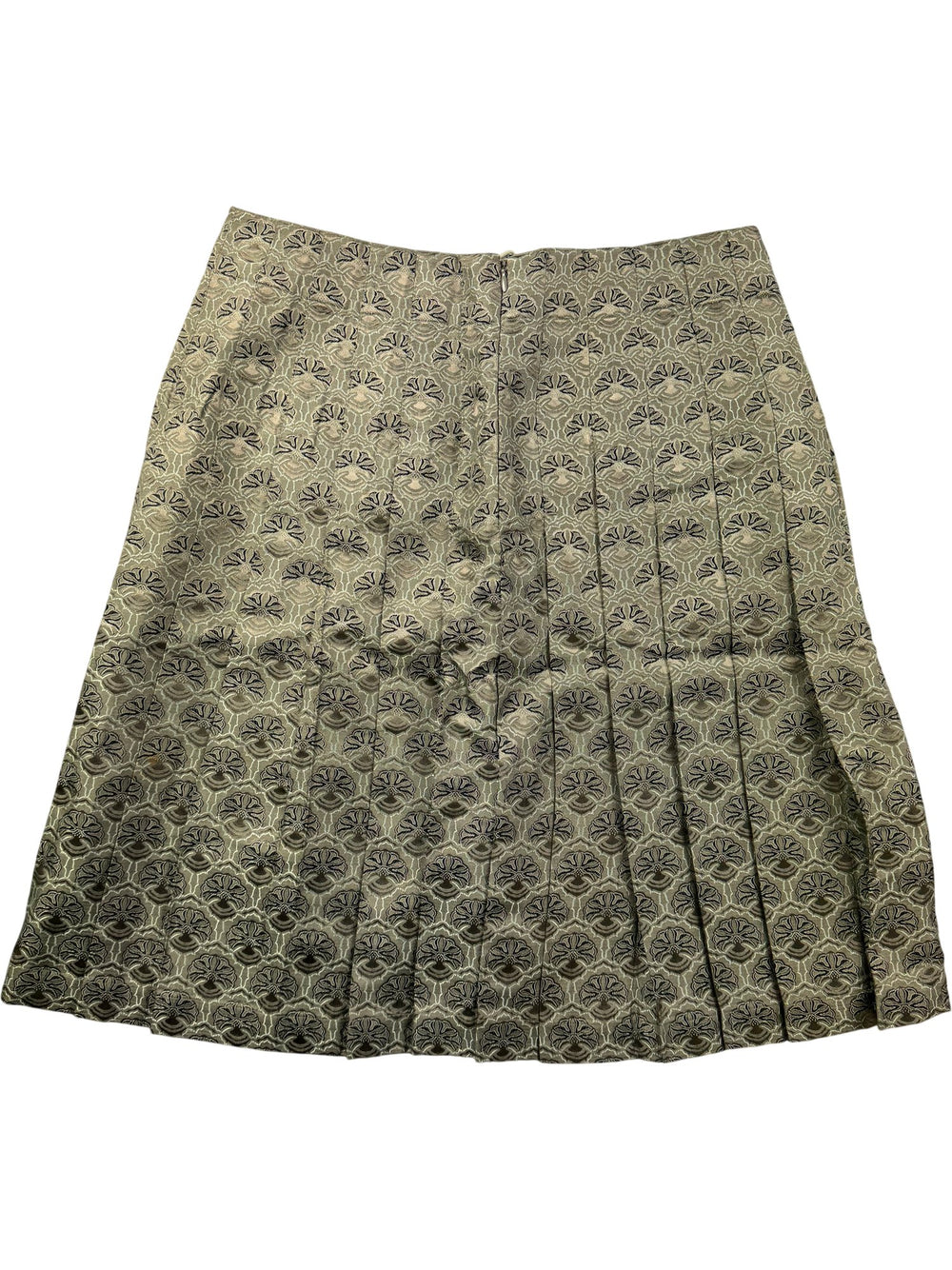 Noa Noa Pleated Patterned Skirt - W31 - Think Vintage ltd