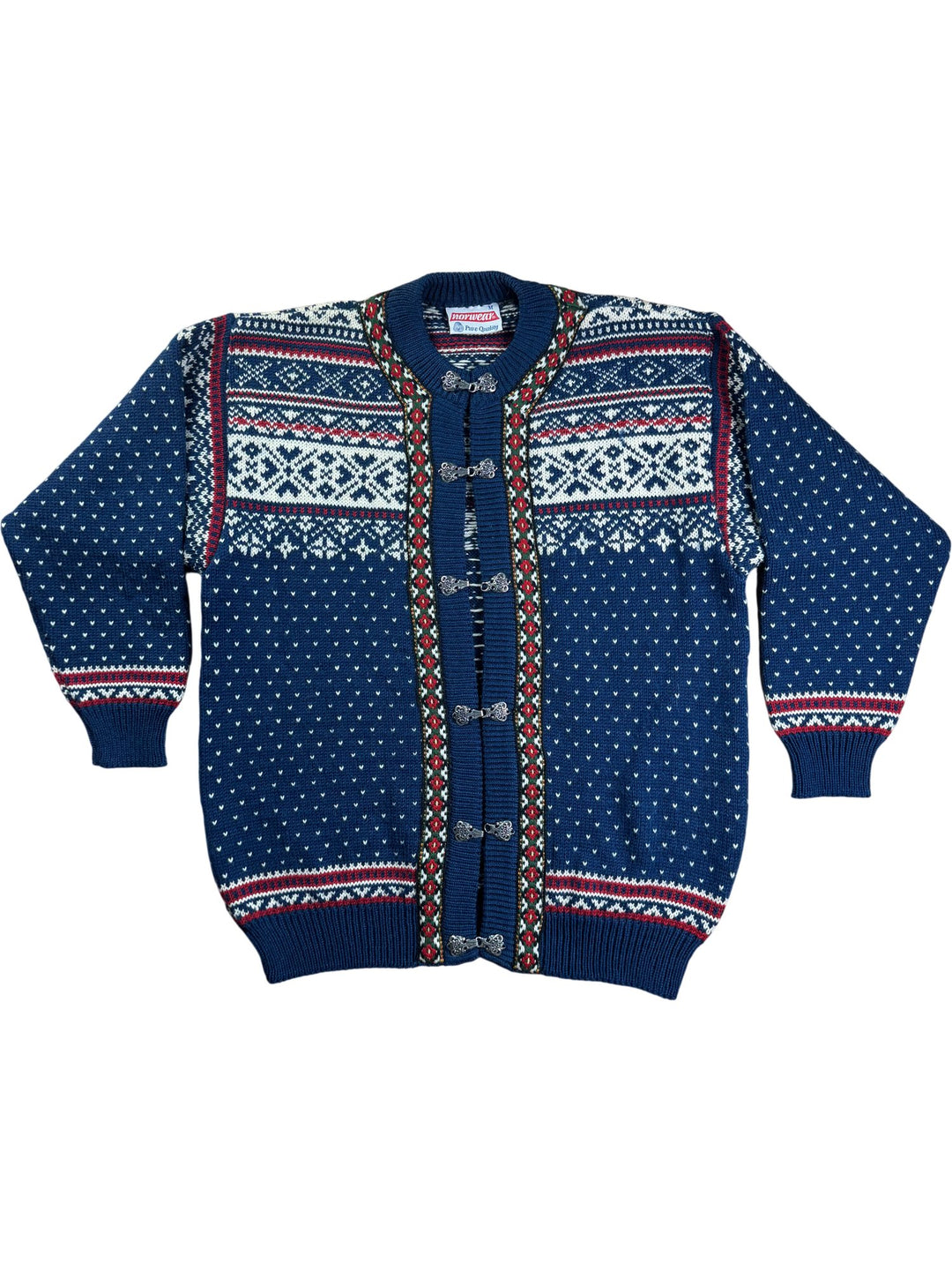 Norwear Norwegian Wool Cardigan - L - Think Vintage ltd