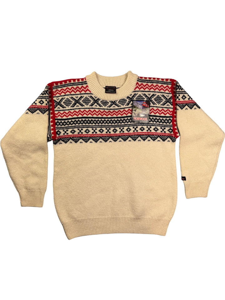 Norwegian Norwool Wool Sweater - M - Think Vintage ltd
