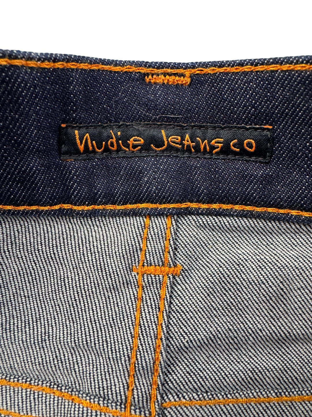 Nudie Jeans Lean Dean Dark Wash - W33 - Think Vintage ltd