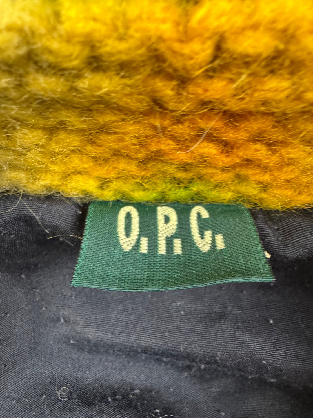 O.P.C. Tie-Dye Wool Sweater - L - Think Vintage