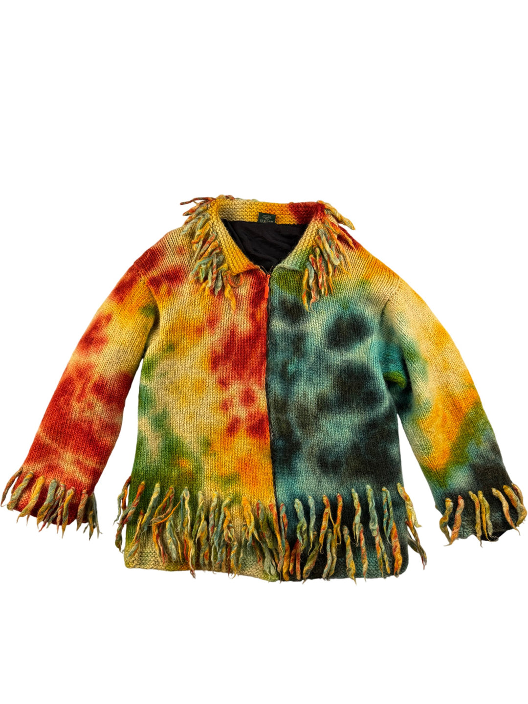 O.P.C. Tie-Dye Wool Sweater - L - Think Vintage ltd