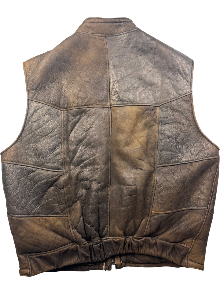 ODT Leather Shearling Vest - XL