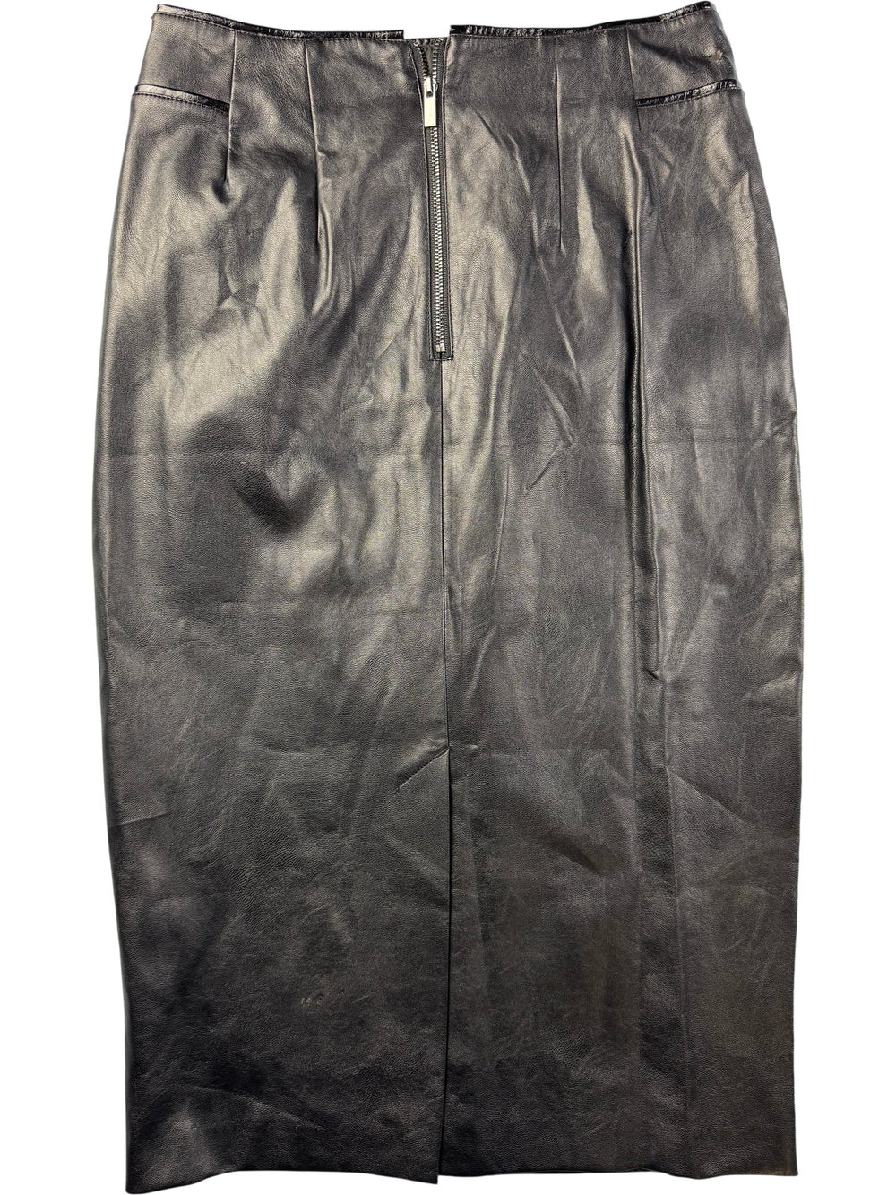 Oasis Black Pencil Skirt - W28 - Think Vintage ltd