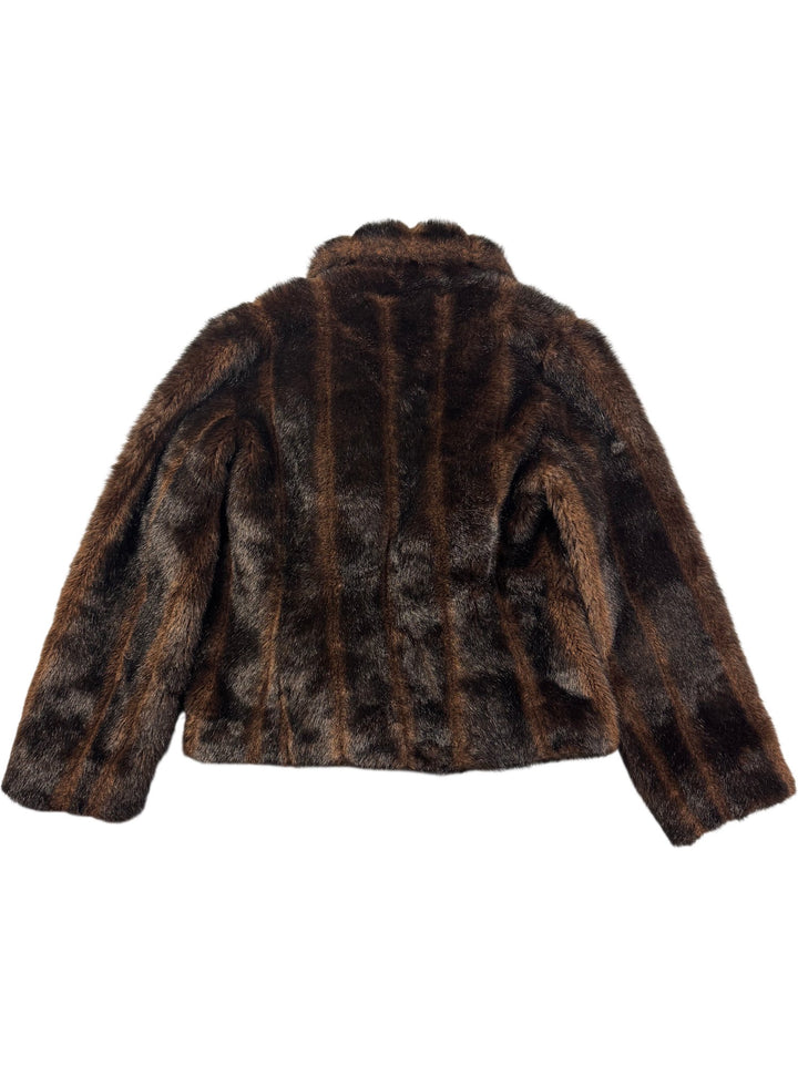 Oasis Faux Fur Jacket - S/M - Think Vintage ltd