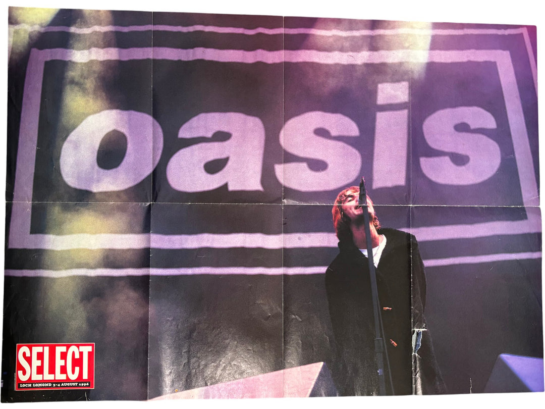 Oasis at Loch Lomond and Knebworth double sided vintage poster 83 x 58.5 - Think Vintage Online Ltd