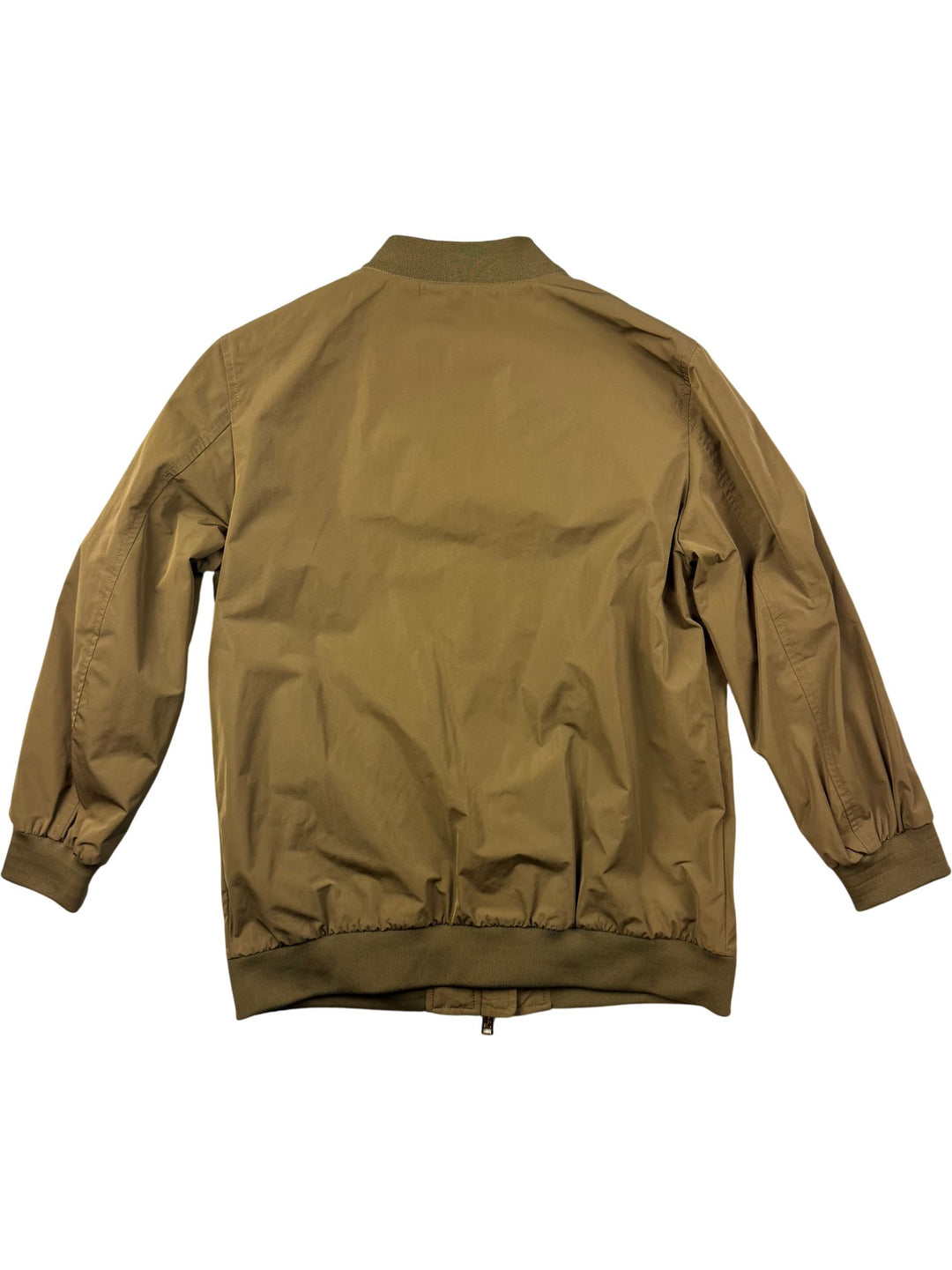 Olive Bomber Jacket - L - Think Vintage ltd