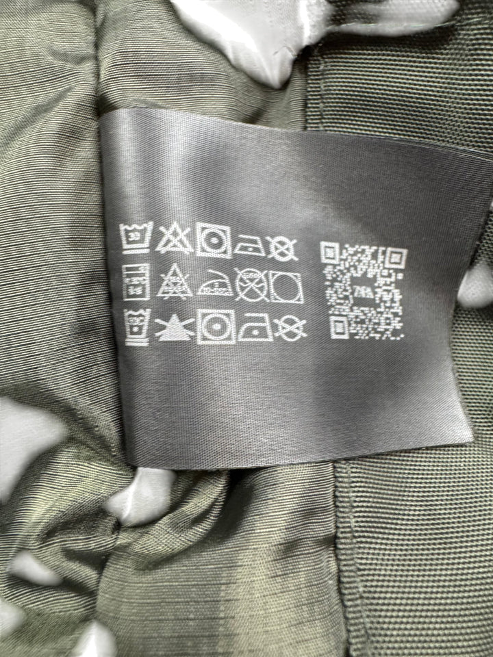 Olive Green Bomber Jacket - L - Think Vintage ltd