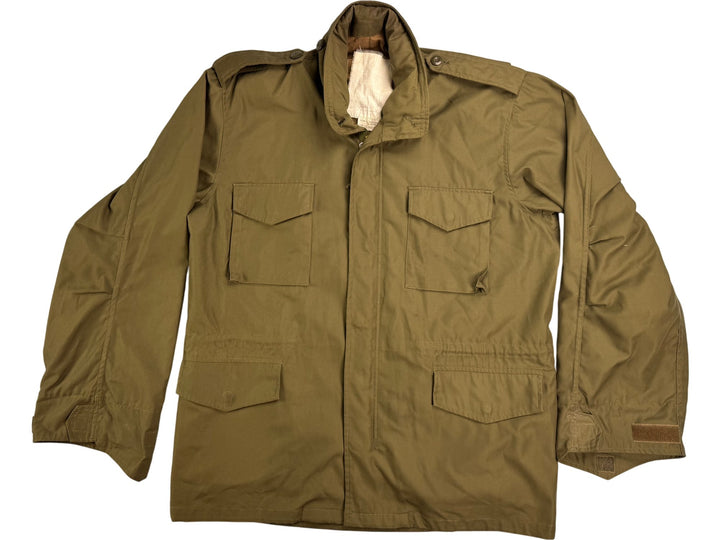 Olive Military Style Bomber Jacket - Think Vintage Online Ltd