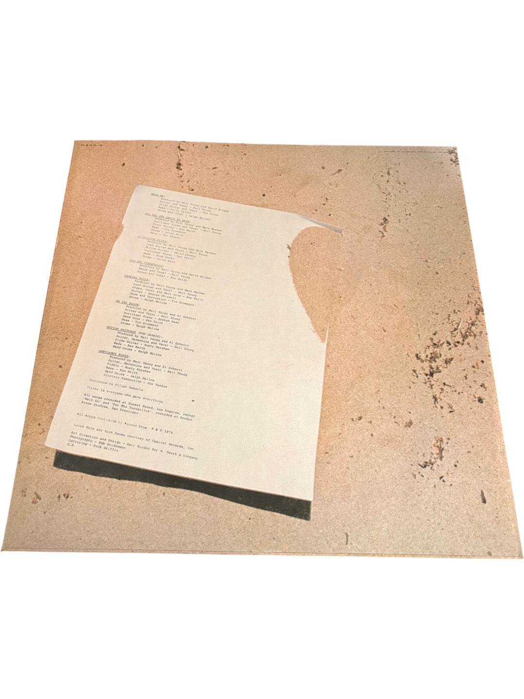 On The Beach Vinyl Record - Good - Think Vintage ltd