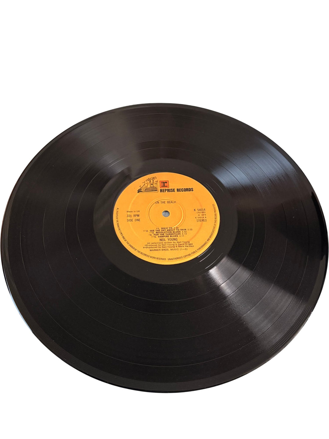On The Beach Vinyl Record - Good - Think Vintage ltd