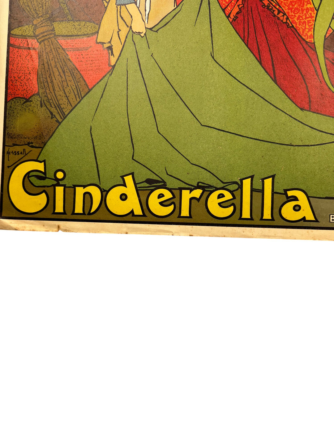 Original 1905 Drury Lane Pantomime Cinderella Poster - Think Vintage ltd