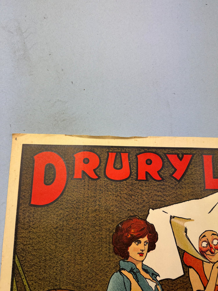 Original 1905 Drury Lane Pantomime Cinderella Poster - Think Vintage ltd