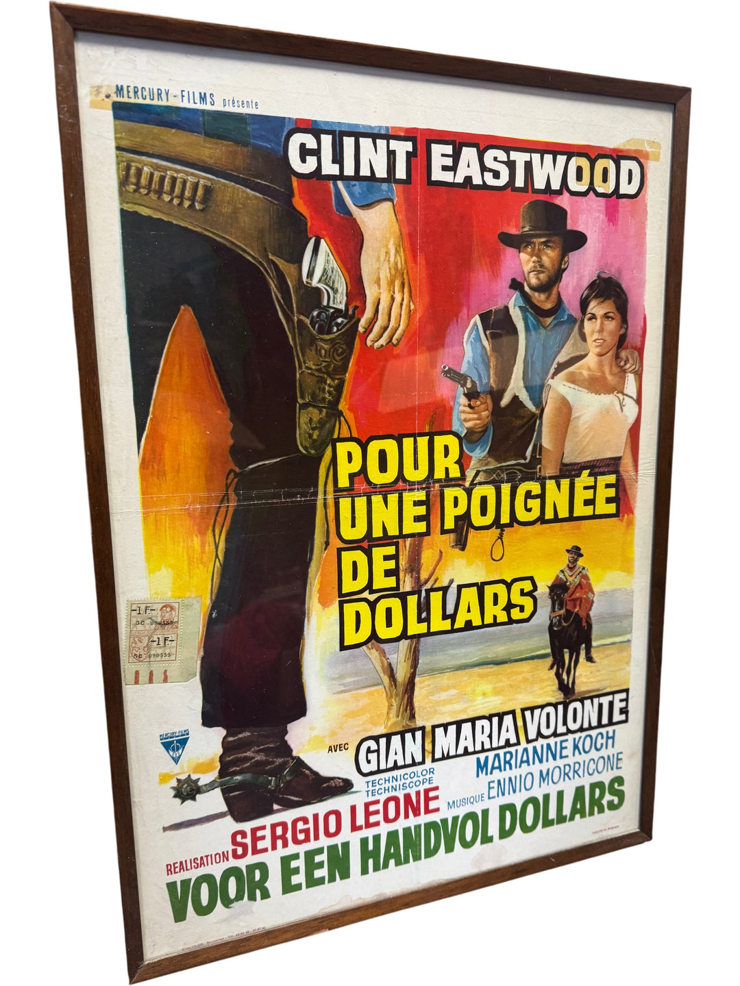 Original Clint Eastwood Poster Pour Une Poignée De Dollars Pre-1970 - Think Vintage