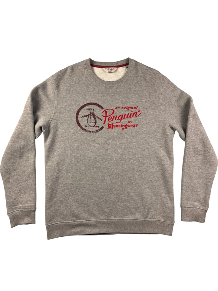 Original Penguin Grey Sweatshirt - XL - Think Vintage ltd