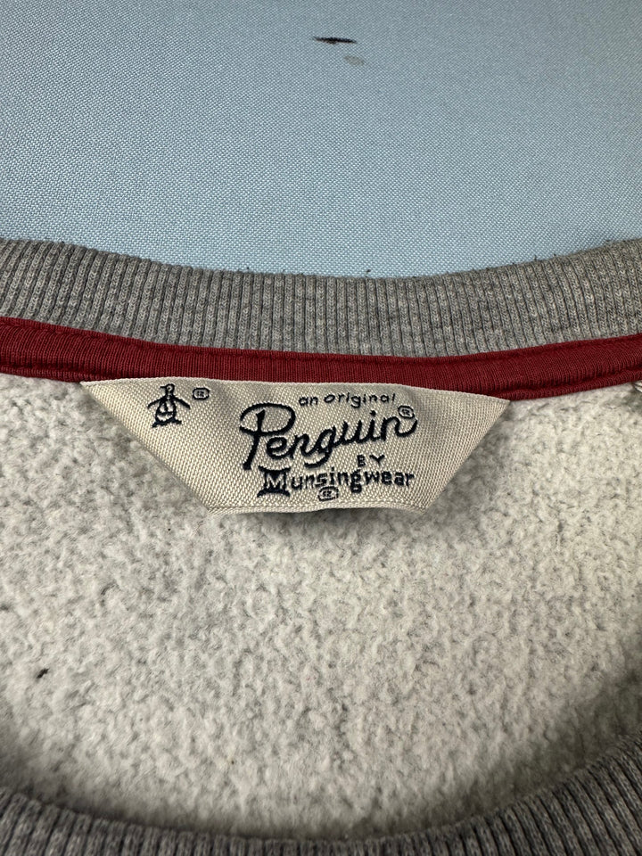 Original Penguin Grey Sweatshirt - XL - Think Vintage ltd