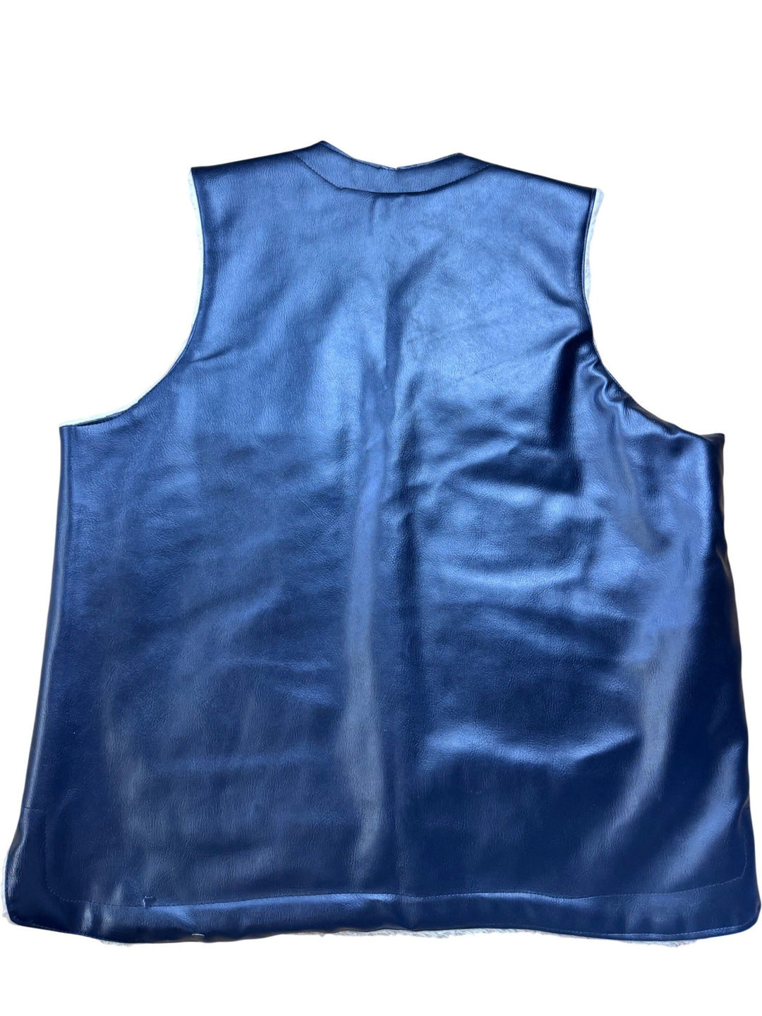 Otterwear Black Leather Vest - M/L