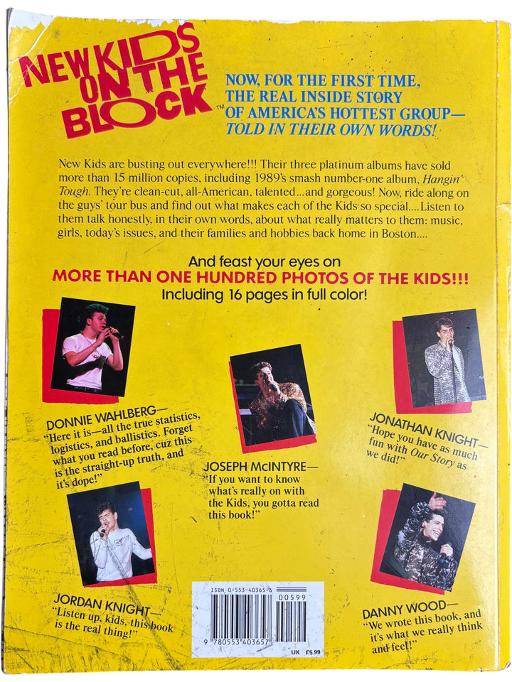 Our Story New Kids On The Block Official Autobiography - Think Vintage ltd