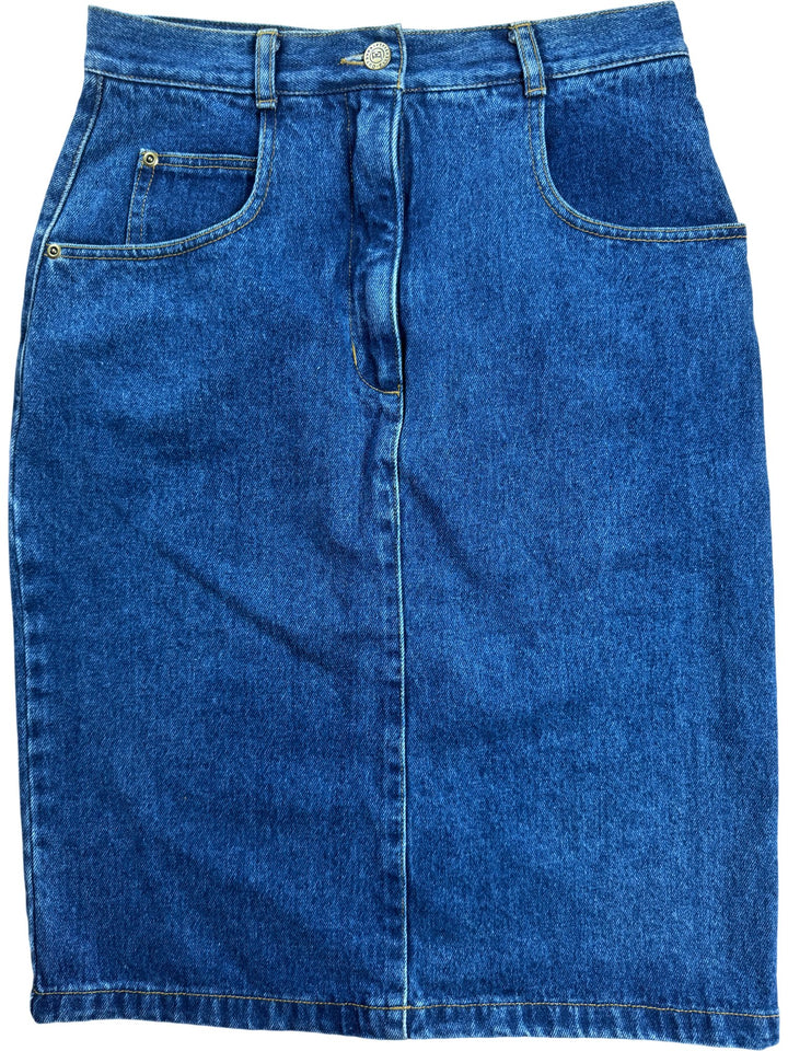 Outdoor Essentials Denim Skirt - W29 - Think Vintage ltd