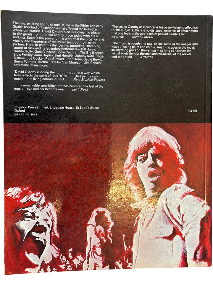 Oxtoby's Rockers by David Sandison Music Art Book Iconic Musicians - Think Vintage