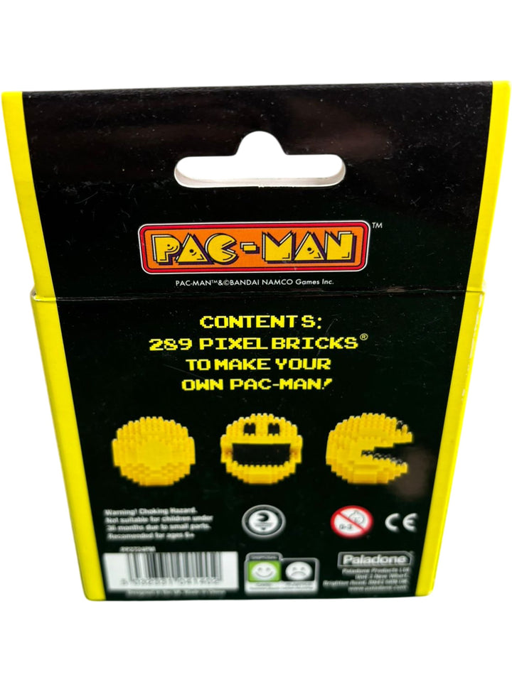 Pac-Man Pixel Bricks Build Your Own Pixelated Figure 289 Pieces - Think Vintage