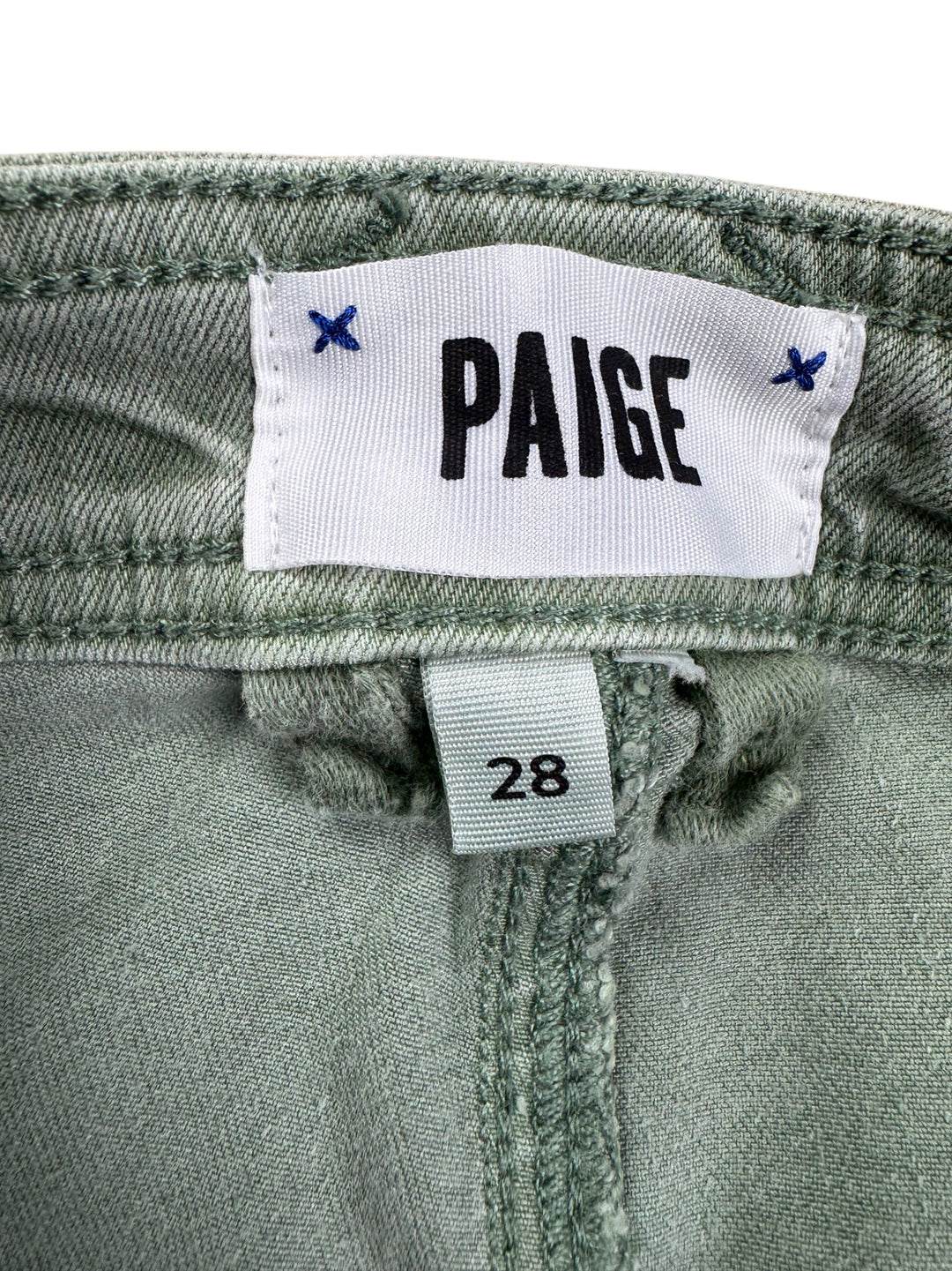Paige Hoxton Ankle Skinny Cargo Pants - W30 - Think Vintage ltd