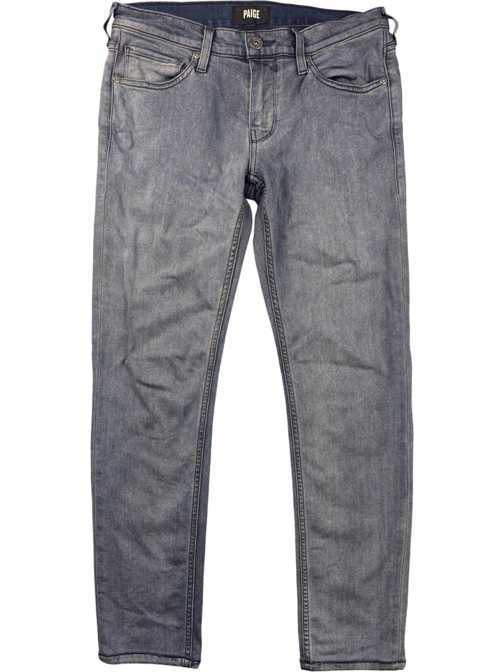 Paige Medium Wash Denim Jeans - W31 - Think Vintage ltd