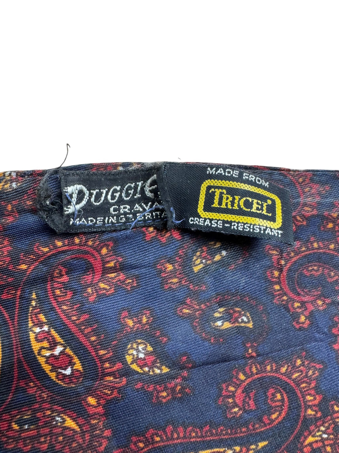Paisley Cravat Tie - Think Vintage ltd