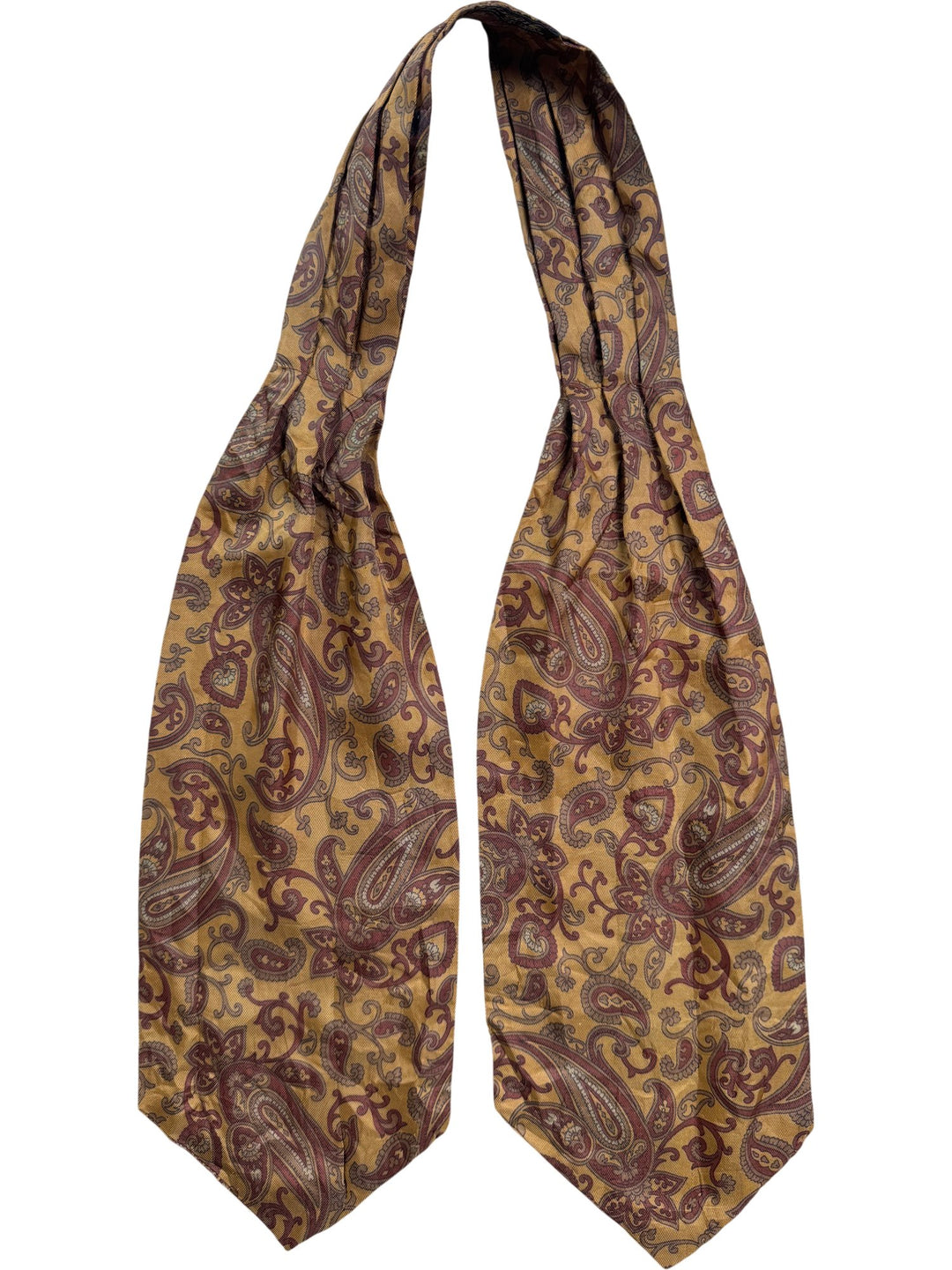 Paisley Patterned Cravat Tie - Think Vintage ltd