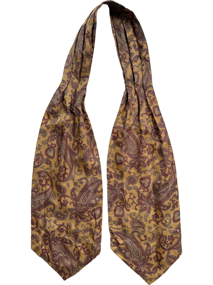 Paisley Patterned Cravat Tie - Think Vintage ltd
