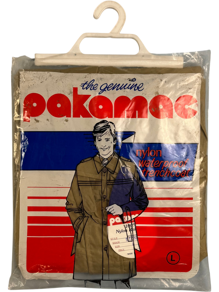 Pakamac Nylon Waterproof Trenchcoat - Think Vintage